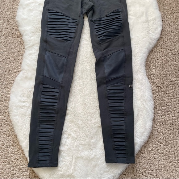 Alo high waist Moto Anthracite leggings - Picture 10 of 13